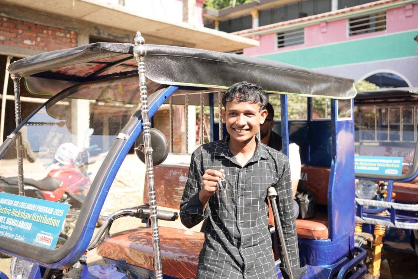 Rickshaw livelihood project in Bangladesh