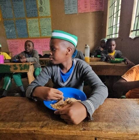 Children at a Muntada Aid partner school in Uganda