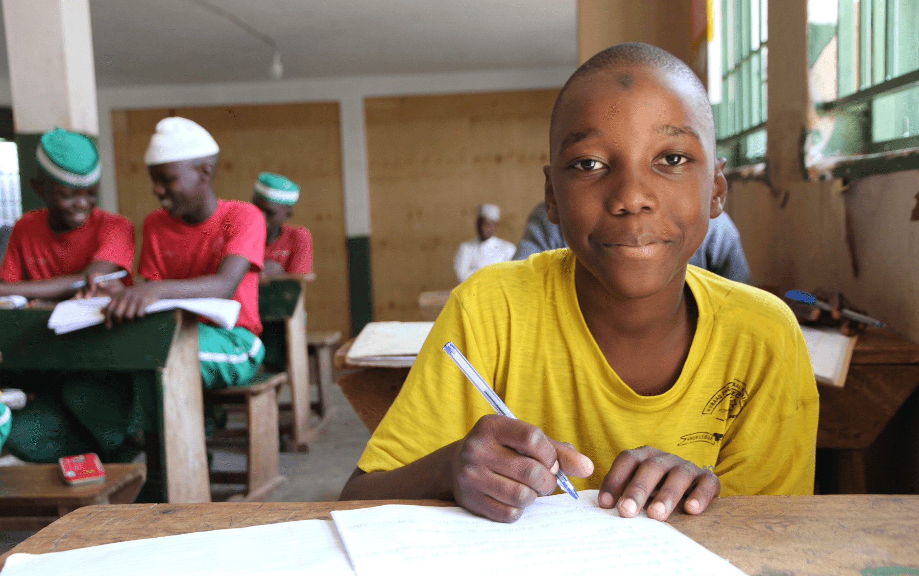 A classroom at a Muntada Aid supported school in Mali