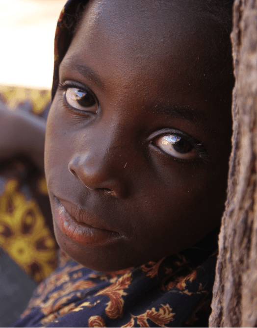 A child in Niger supported by Muntada Aid