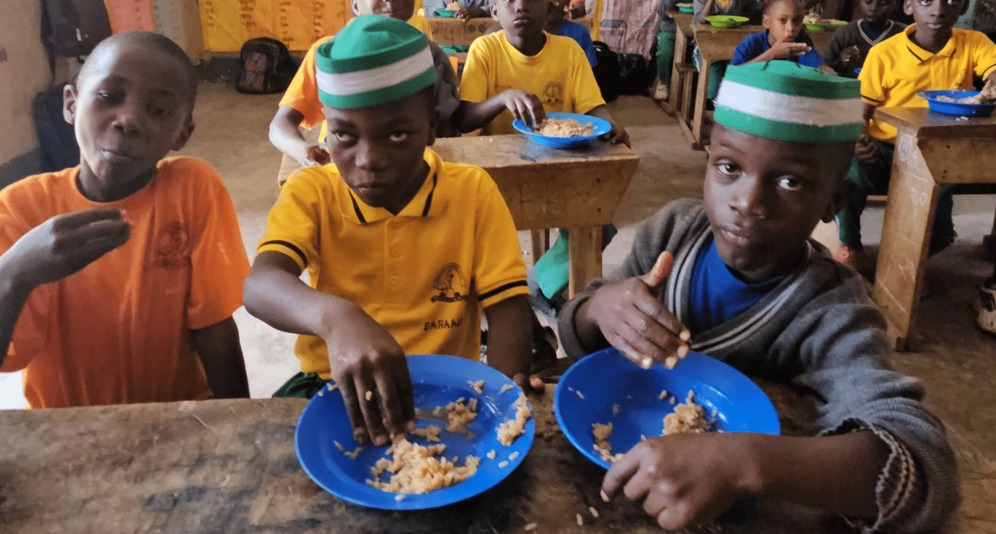 A freshly cooked school meal served at Muntada Aid's partner school in Uganda
